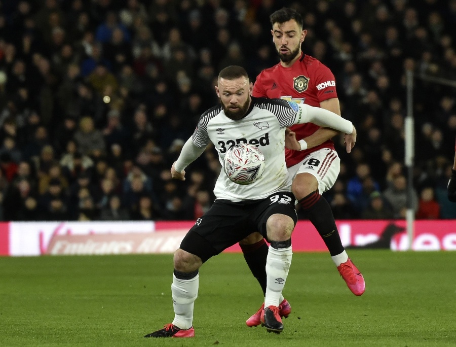 Hráč Derby Wayne Rooney