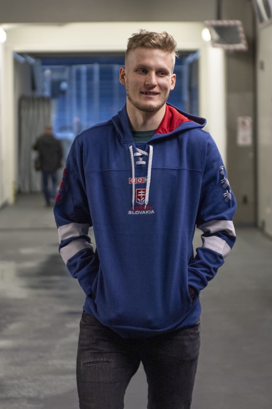 Na snímke Pavol Skalický počas zrazu slovenskej hokejovej reprezentácie pred turnajom NaturEnergie Challenge 2019 vo Švajčiarskom meste Visp. V Bratislave 9.decembra 2019.