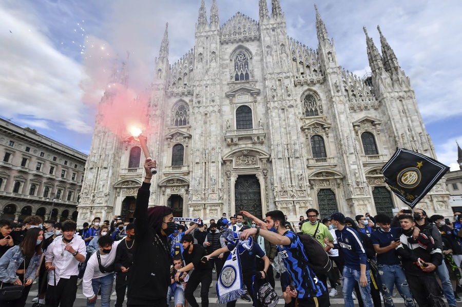  Fanúšikovia Interu Miláno