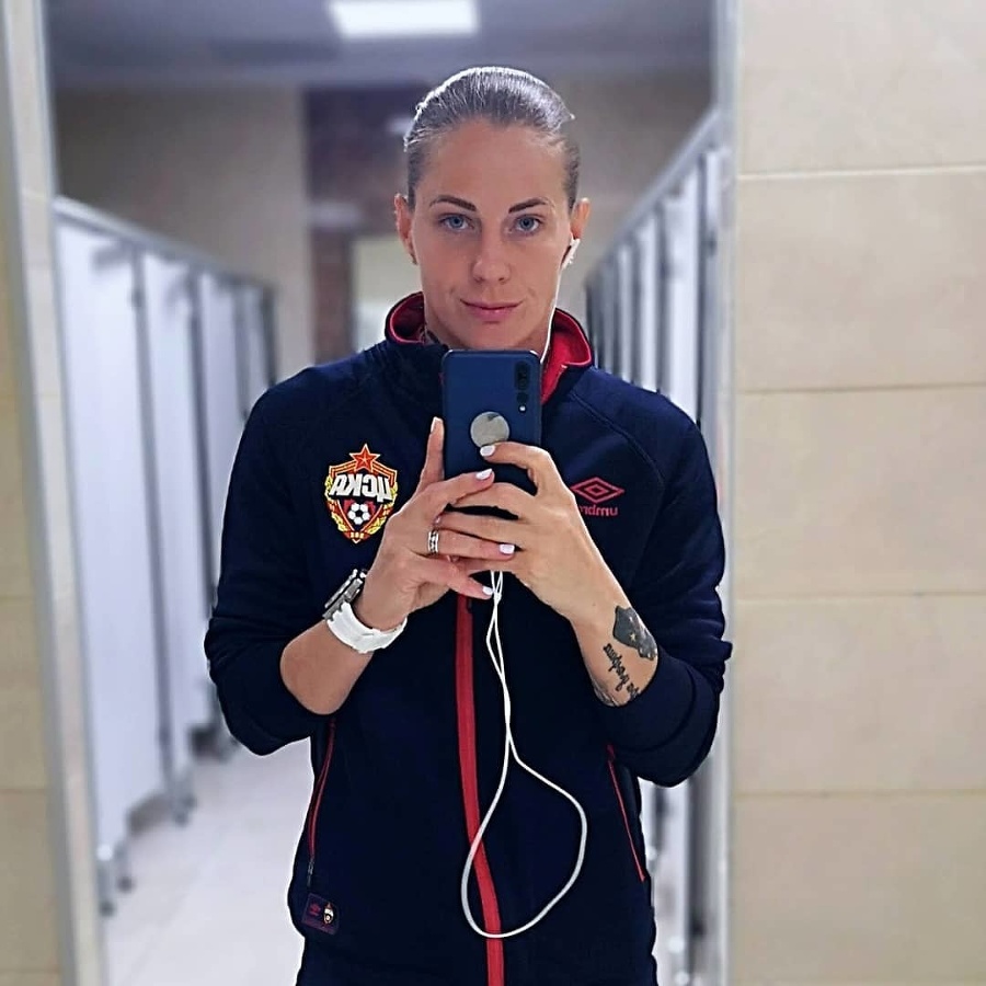 Ruská futbalová brankárka Elvira