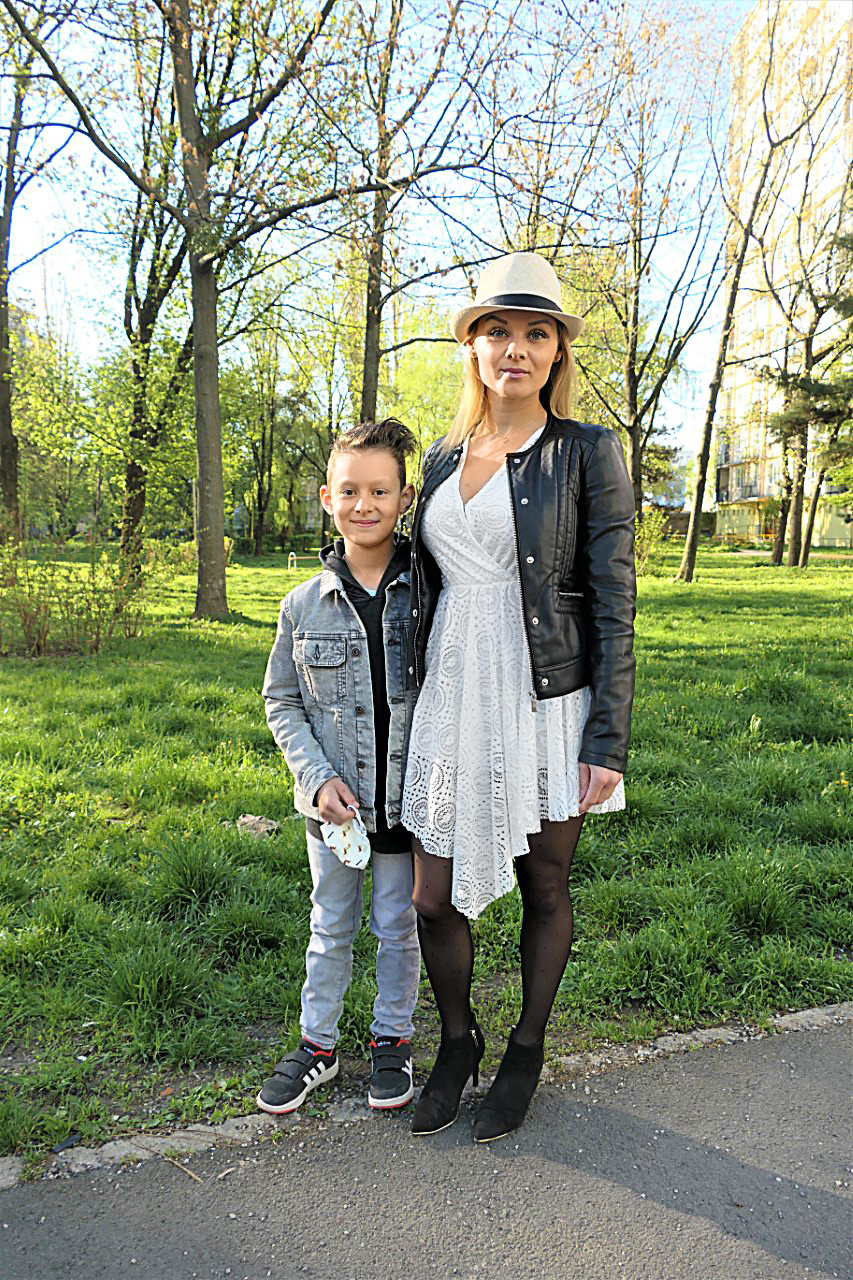Boris (8) a mamička Katarína
(31), Košice