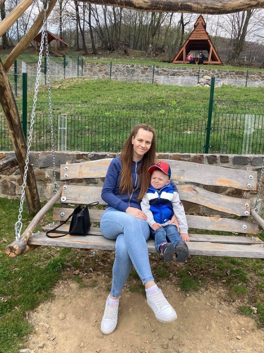 Samko (3) a mamička Mária
(25), Bratislava