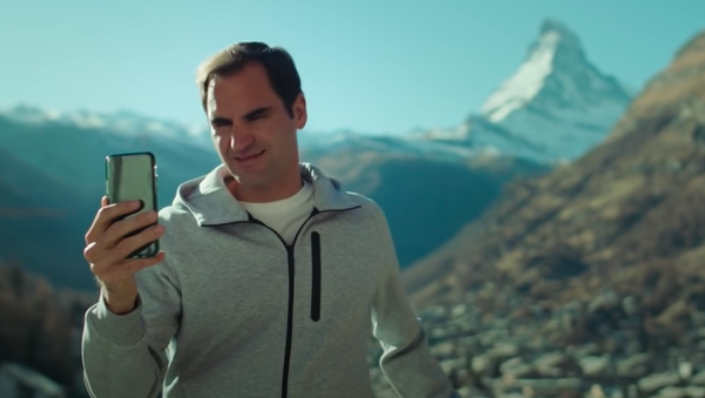 Roger Federer v reklame