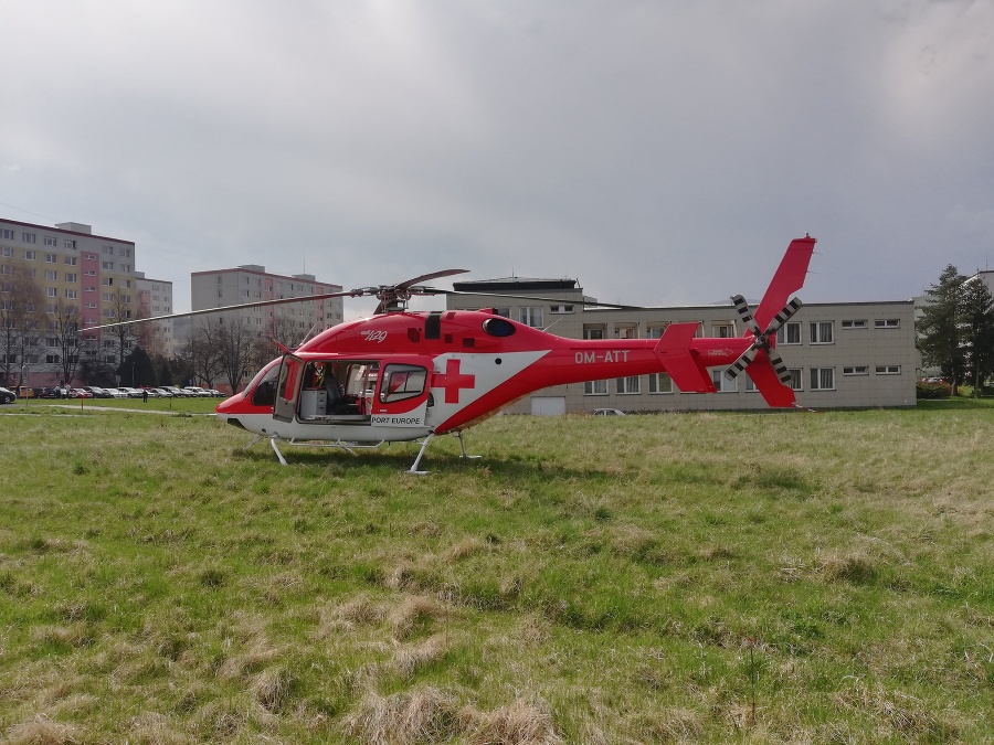Záchranársky vrtuľník zasahoval v sobotu