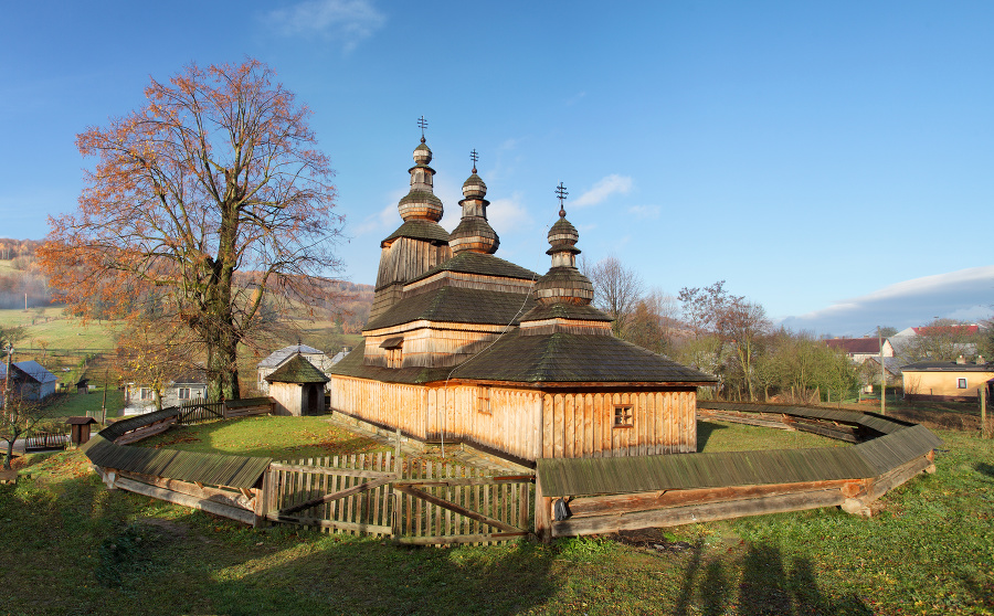 Gréckokatolícky drevený chrám sv.