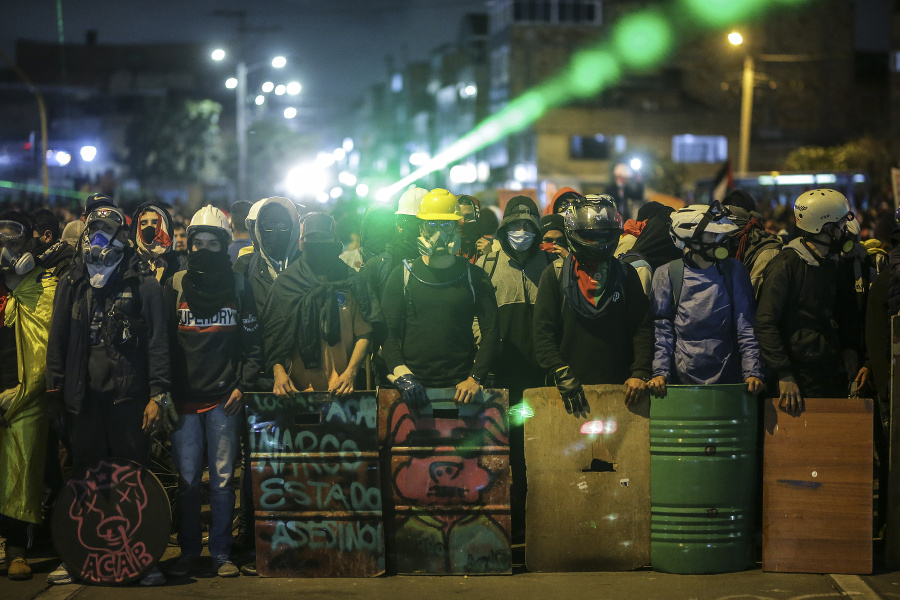 Protesty v Kolumbii vypukli