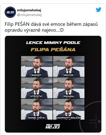 Filip Pešán svoje emócie