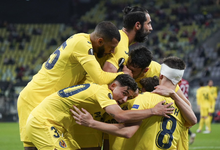 Hráči Villarrealu sa radujú