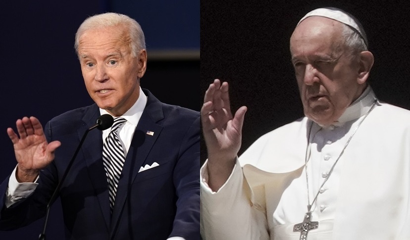 Pápež a Biden by