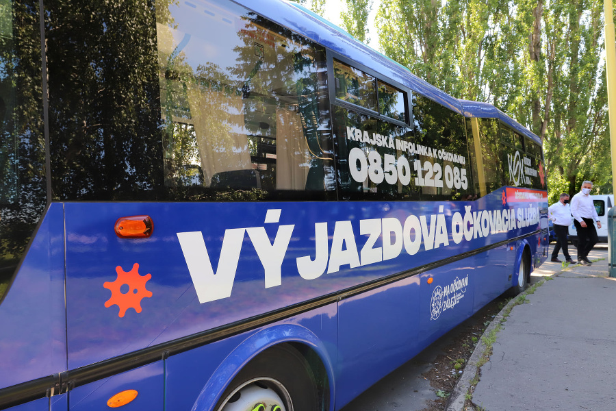 Očkovací autobus Košického kraja