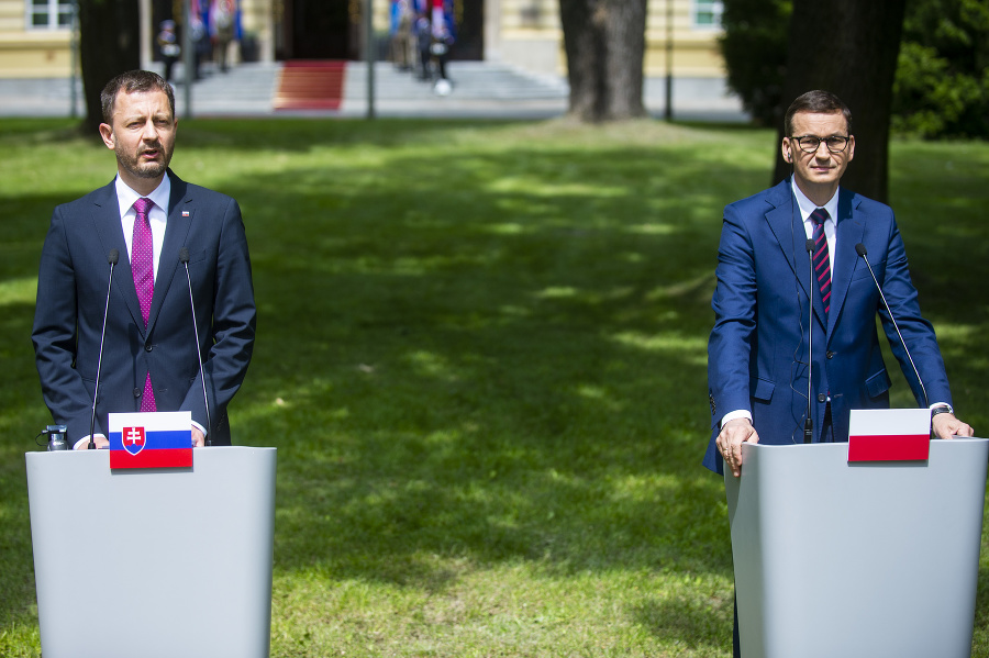 Slovenský a poľský premiér