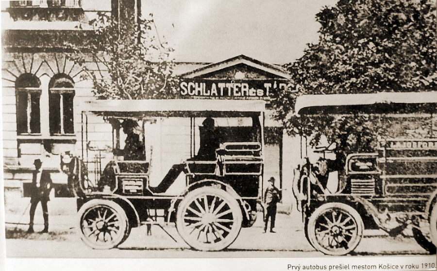 1910 - Prvý motorizovaný