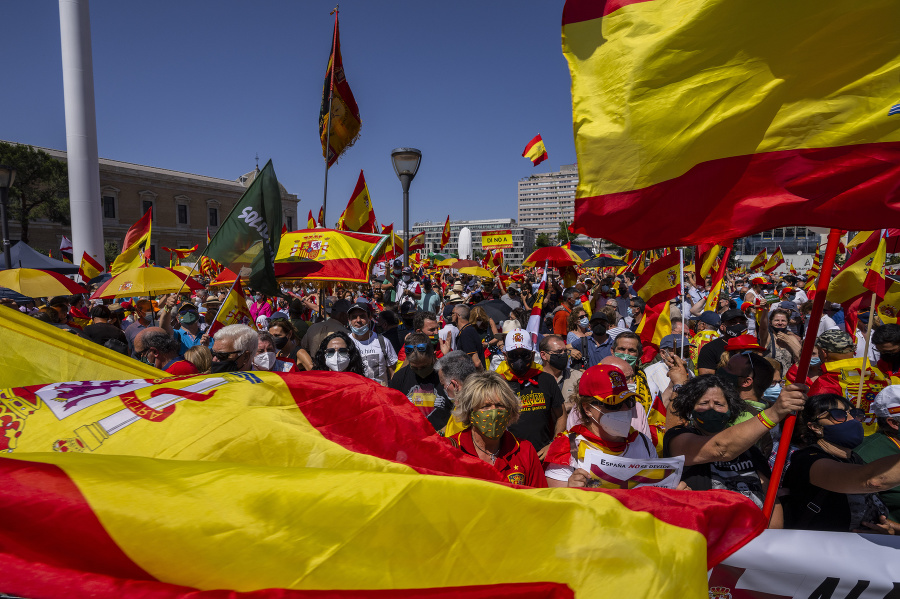 V Španielsku ľudia protestovali