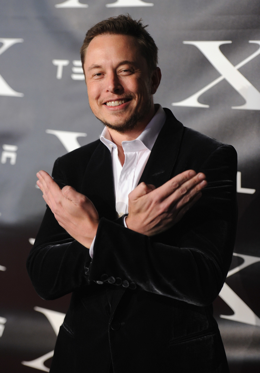 Miliardár Elon Musk.