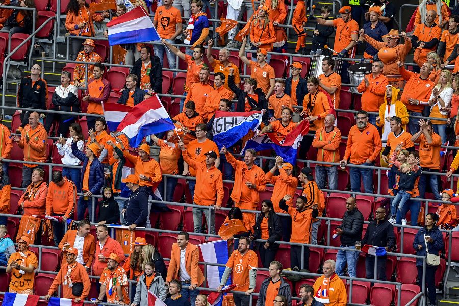 Fanúšikovia Holandska.