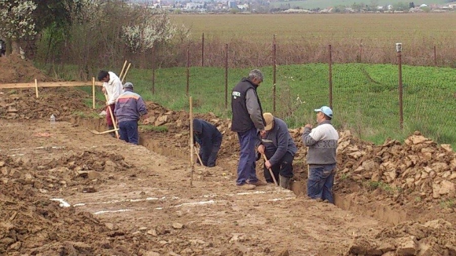 Výkopové práca, na ktorých