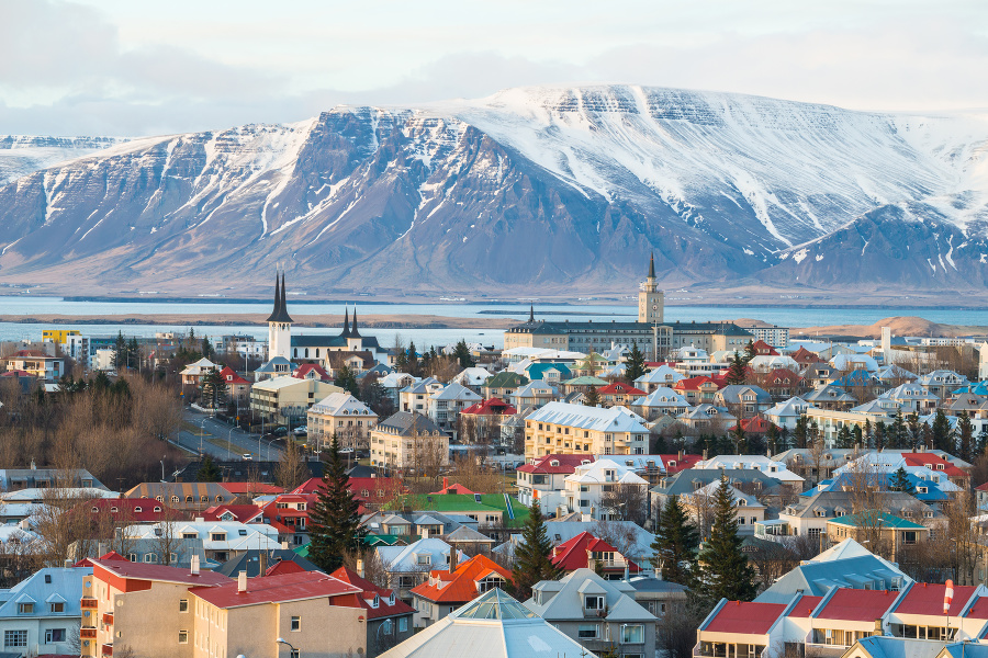 Reykjavík, hlavné mesto Islandu.