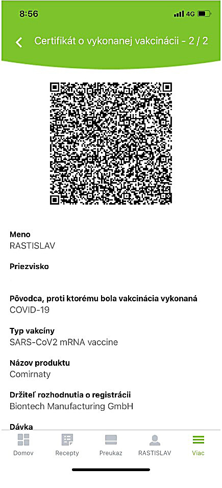 COVID pas poisťovní