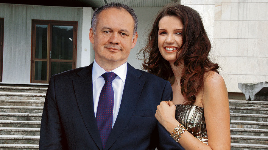 Andrej Kiska s dcérou