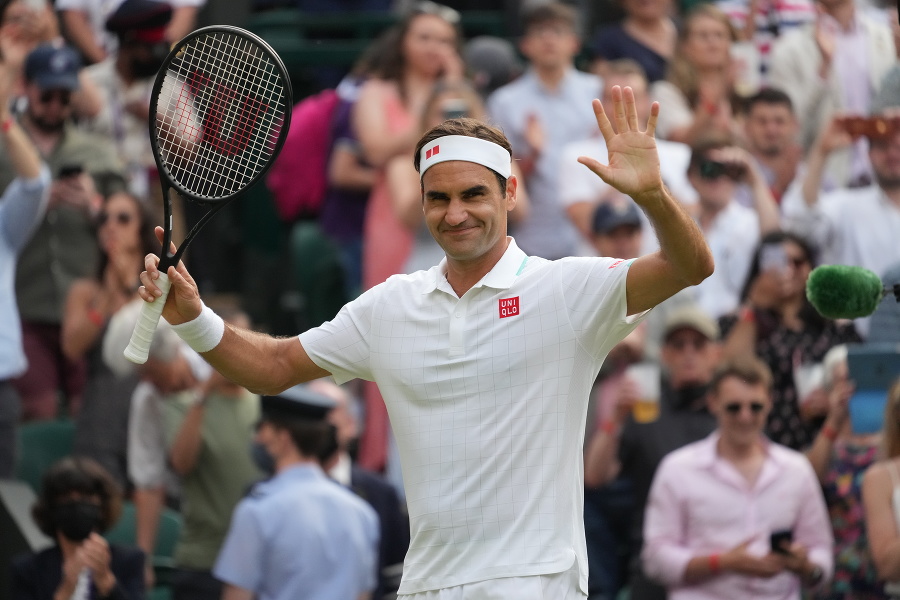Roger Federer na Wimbledone