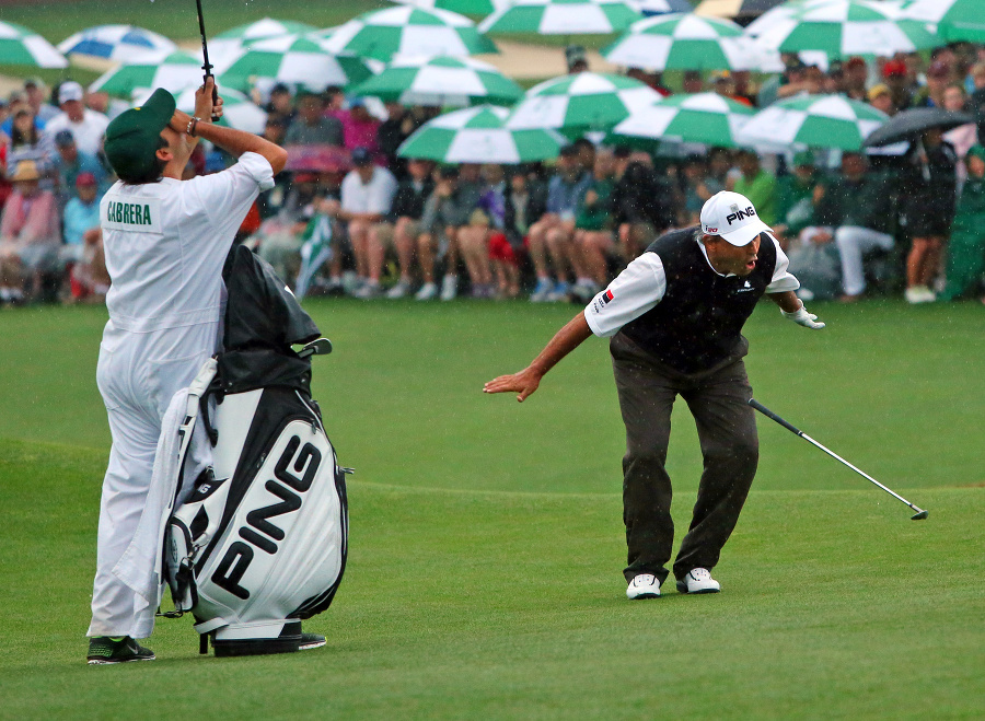 Argentínsky golfista Ángel Cabrera.