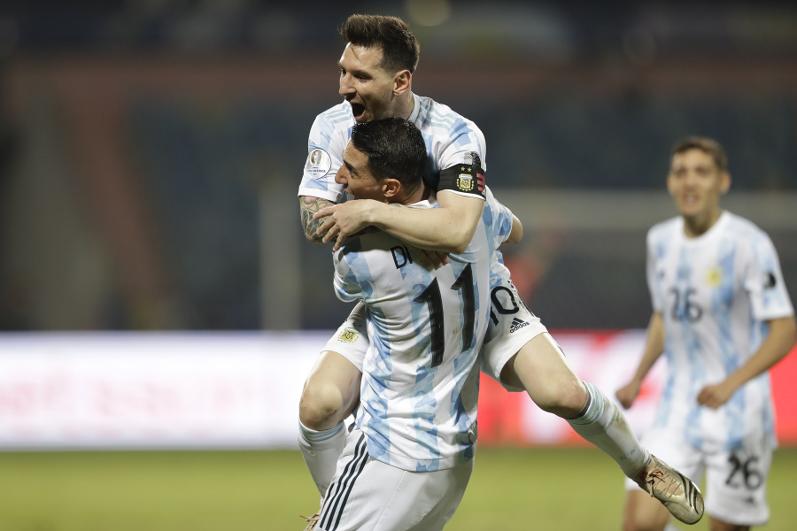 Lionel Messi a Angel