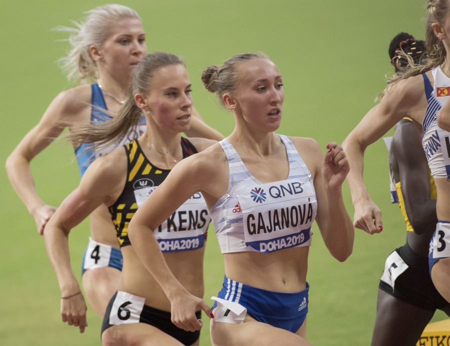 Slovenská atlétka Gabriela Gajanová