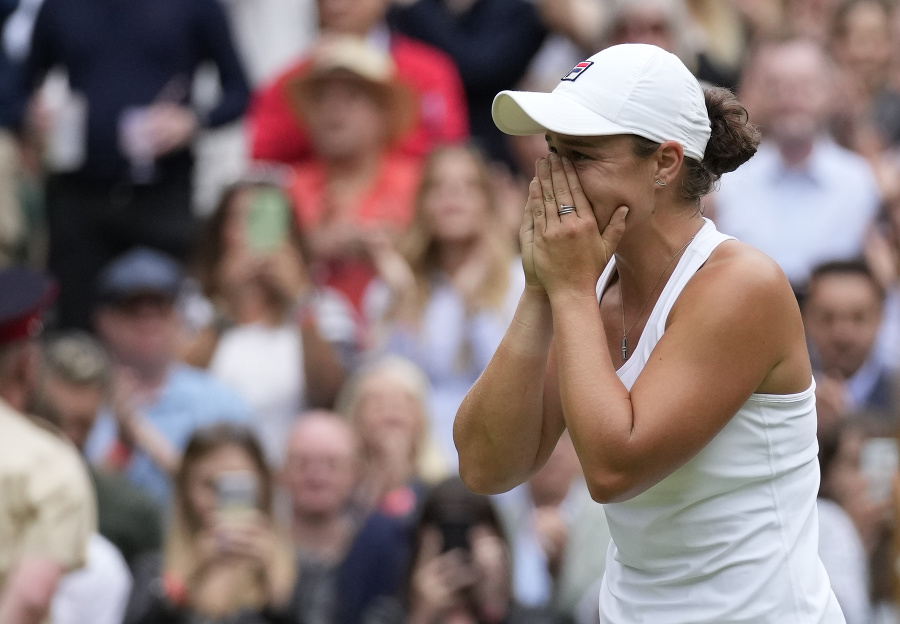 Wimbledonská víťazka Ashleigh Bartyová