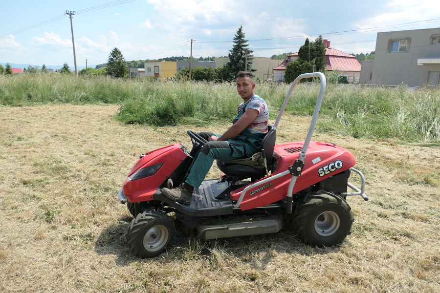 Obrazec vykosil pracovník miestneho