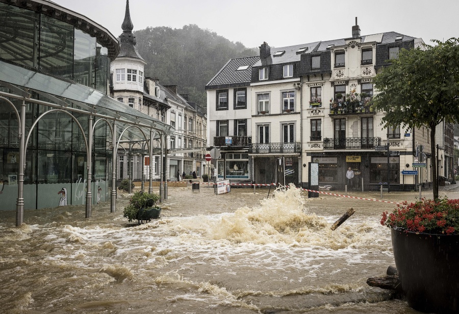 Záplavy Belgicku.