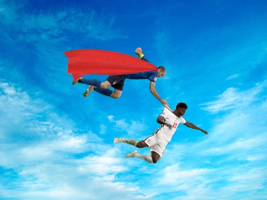 Superman v podobe talianskeho