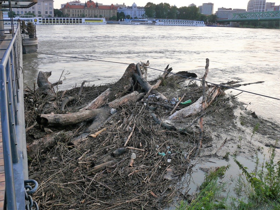 Hladina Dunaja v Bratislave