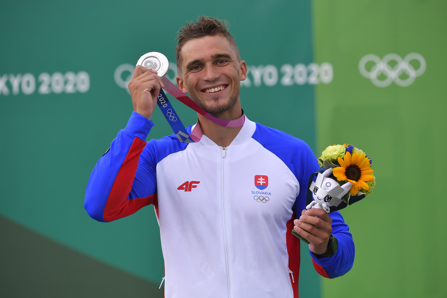 Slovenský reprezentant vo vodnom slalome Jakub Grigar získal striebornú medailu vo finálovej jazde kategórie K1.