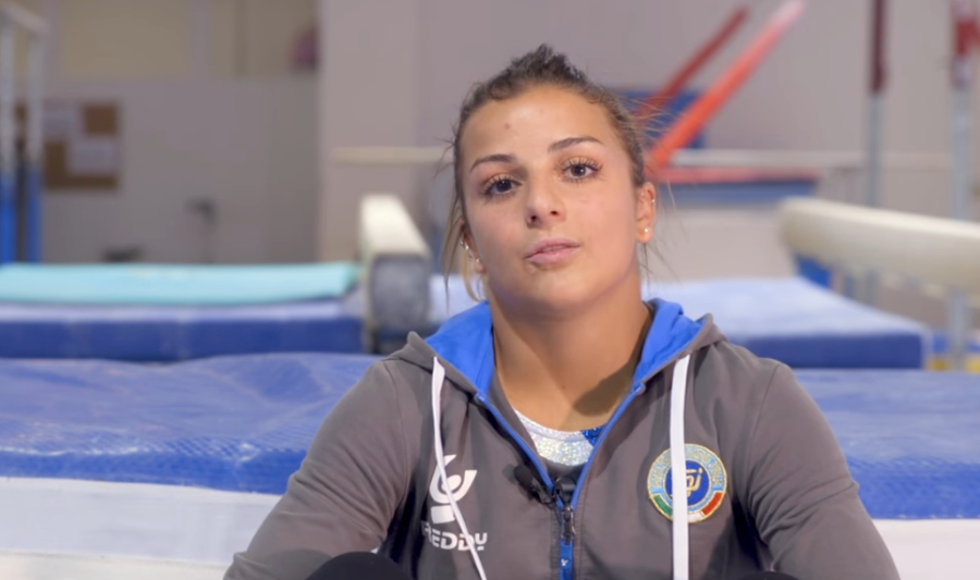 Talianska gymnastka Elisa Meneghini