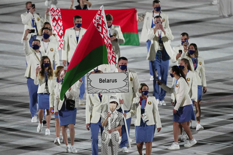 Športovci z Bieloruska na