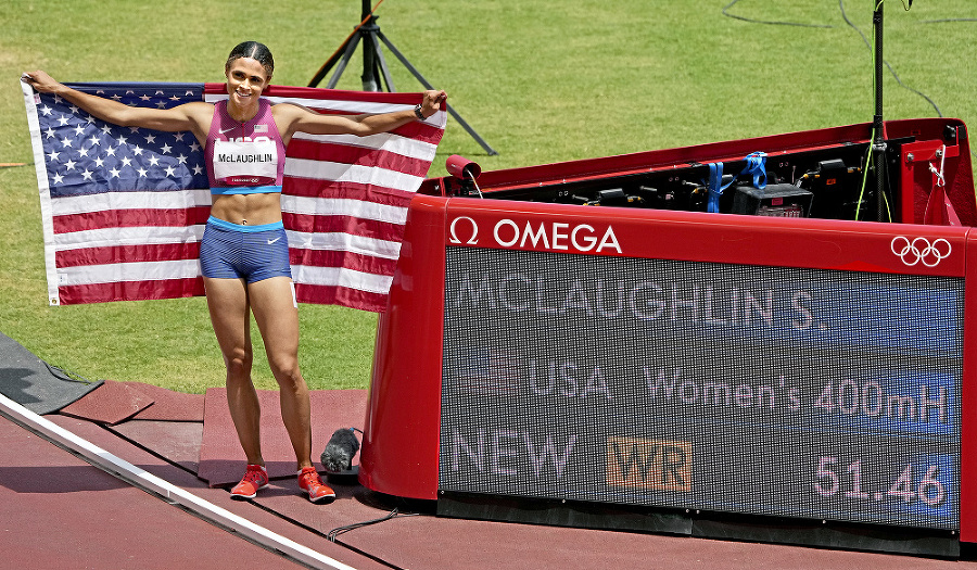 Americká atlétka Sydney McLaughlinová