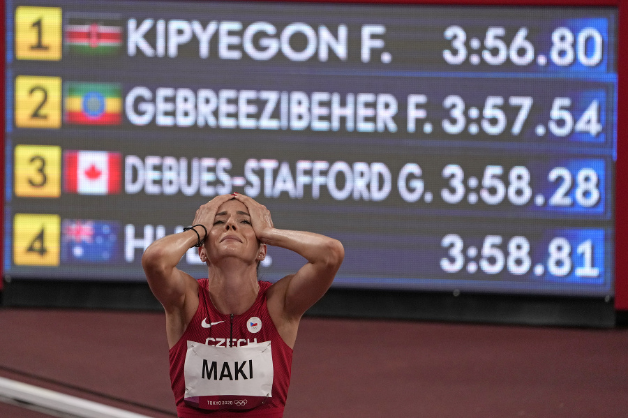 Česká atlétka Kristiina Mäki.