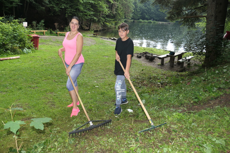 Katarína Gregorčíková (36), pekár, syn Dávid (13), Gelnica