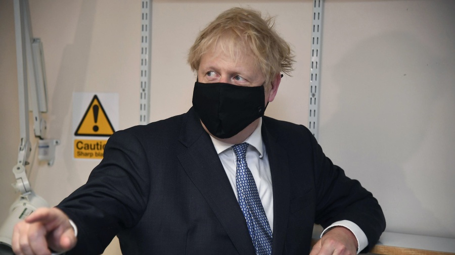 Britský premiér Boris Johnson