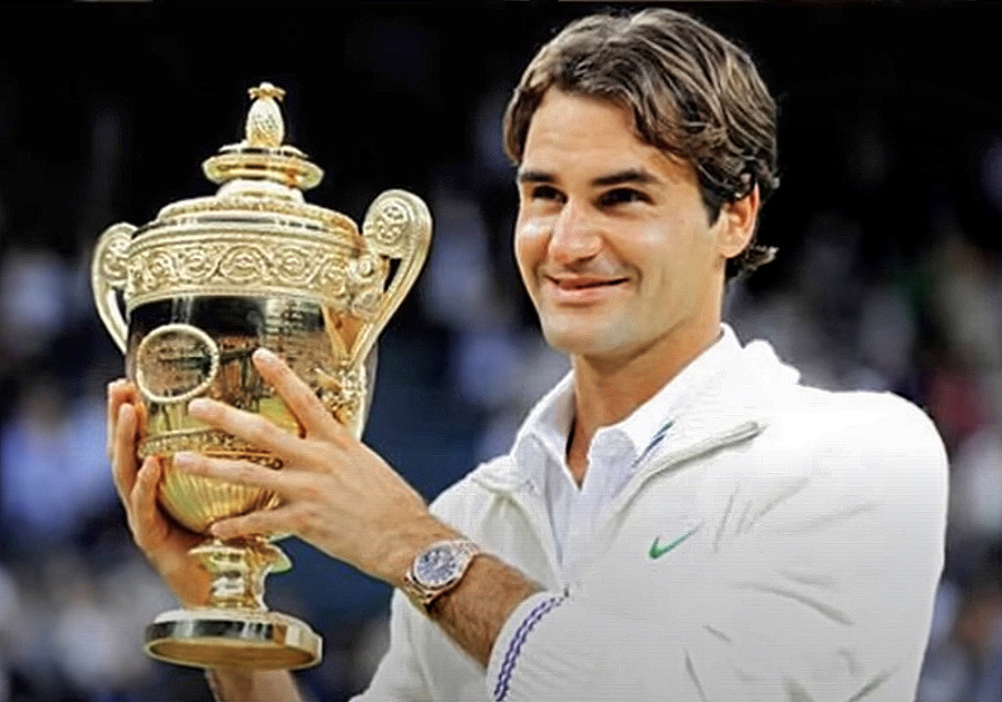 Federer vyhral vo svojej kariére obrovský počet turnajov.
