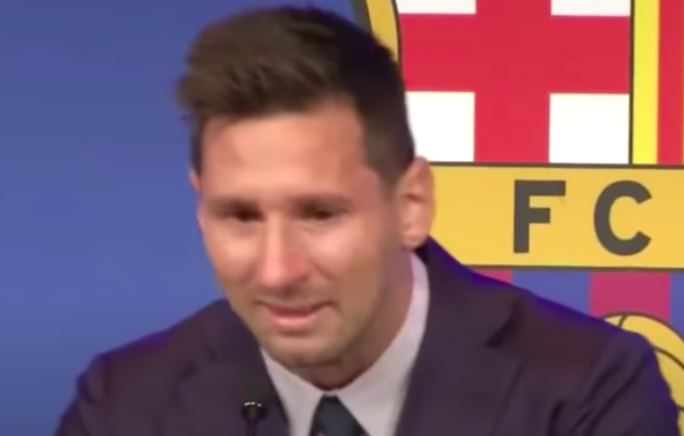 Lionel Messi na tlačovke