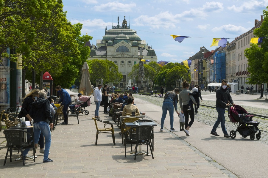 Hlavná ulica v Košiciach.