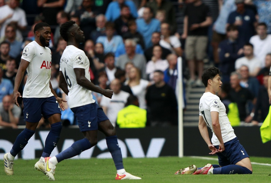 Hráč Tottenhamu Son Heung-min.