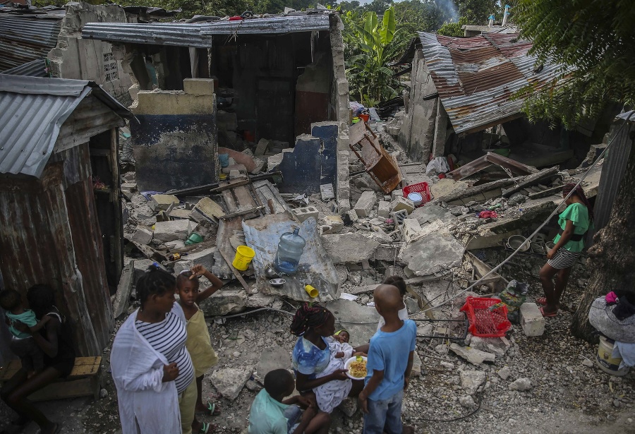 Po zemetrasení v Haiti