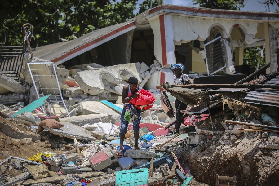 Po zemetrasení v Haiti