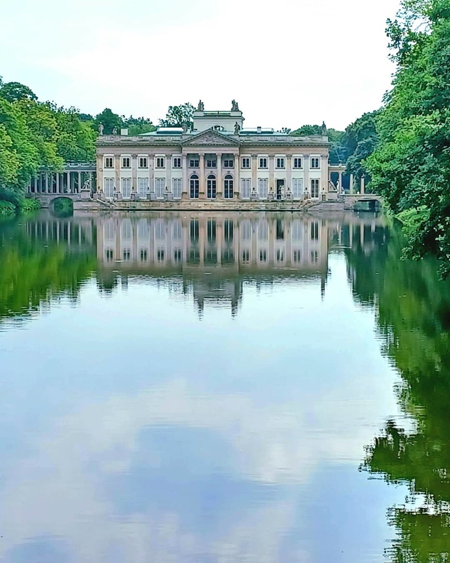 Lazienki park vo Varšave.