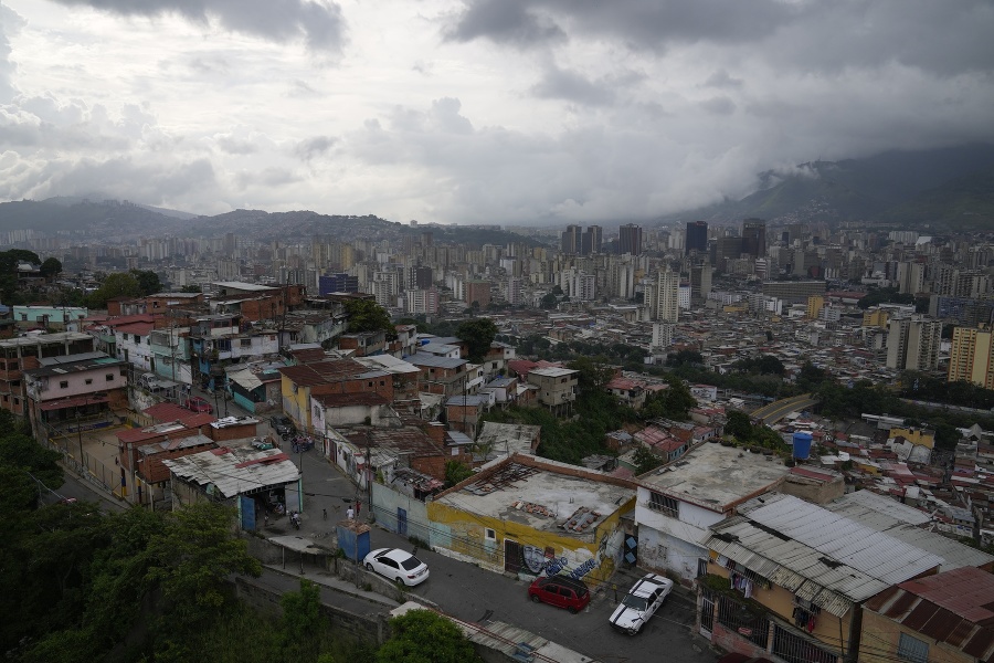 Mesto Caracas vo Venezuele.