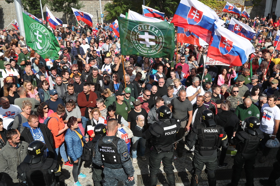 V Bratislave protestovali nespokojní