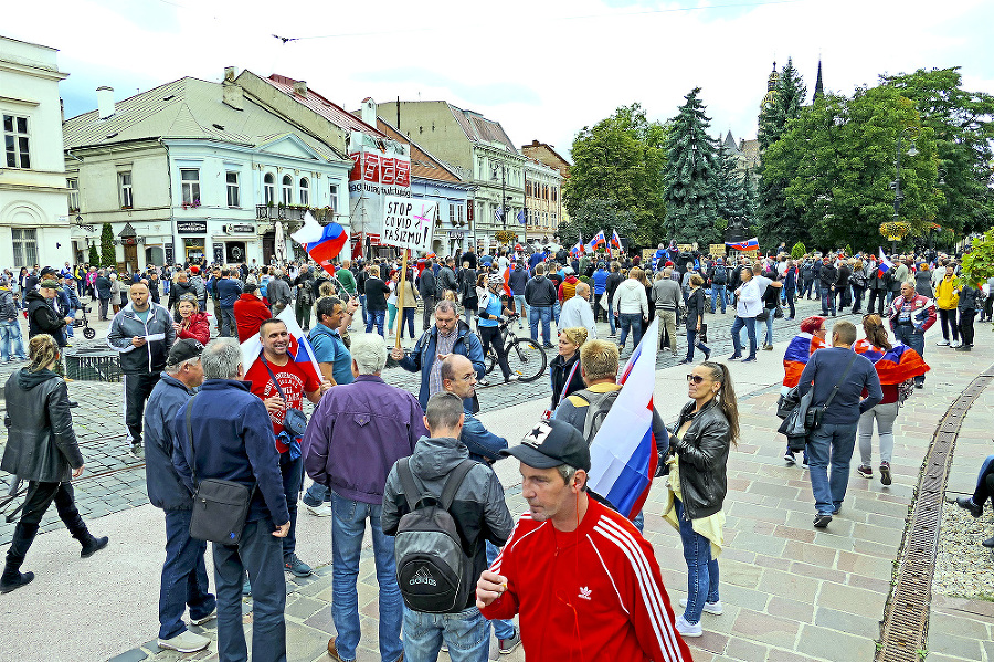 V Košiciach sa konali 3 protesty.