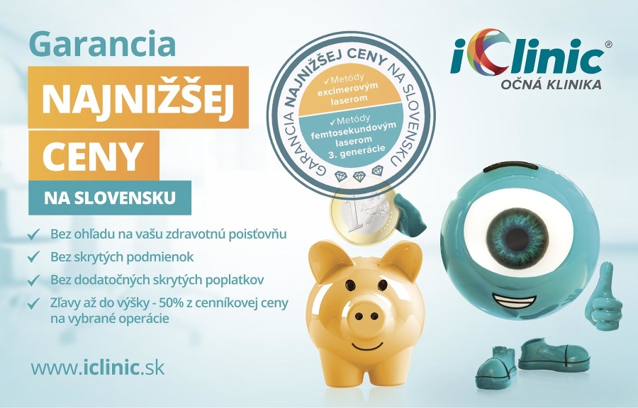 iClinic garantuje najnižšiu cenu.